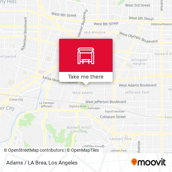 Adams / LA Brea map