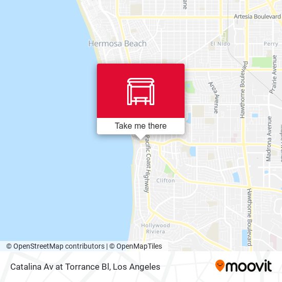 Catalina Av at Torrance Bl map