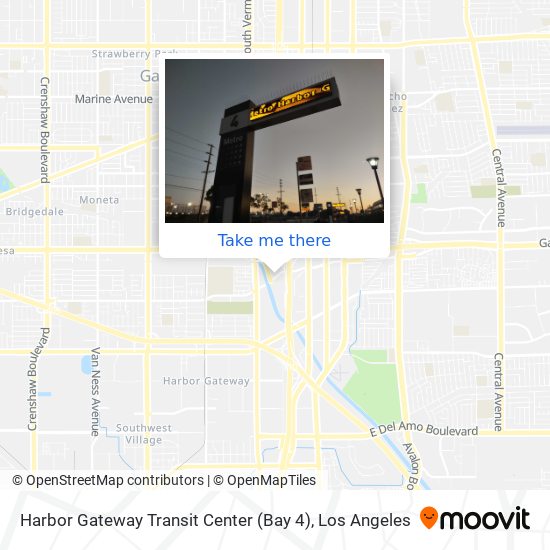 Harbor Gateway Transit Center (Bay 4) map