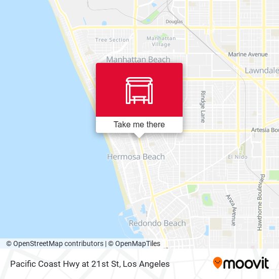 Mapa de Pacific Coast Hwy at 21st St