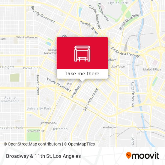 Mapa de Broadway & 11th St