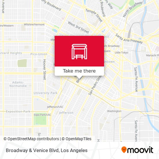 Mapa de Broadway & Venice Blvd