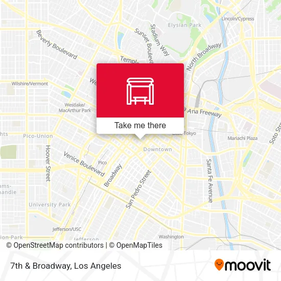 Mapa de 7th & Broadway