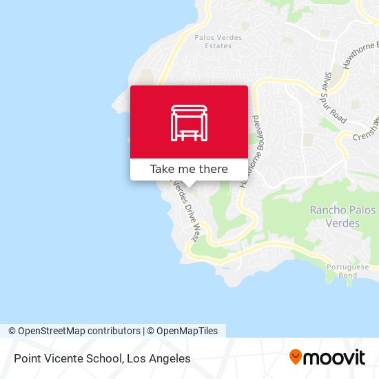 Point Vicente School map