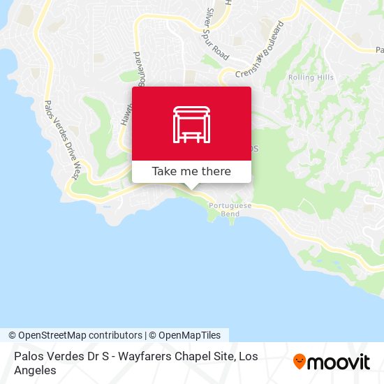 Mapa de Palos Verdes Dr S - Wayfarers Chapel Site