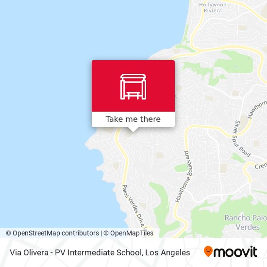 Via Olivera - PV Intermediate School map
