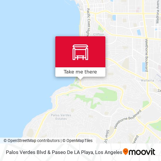 Palos Verdes Blvd & Paseo De LA Playa map