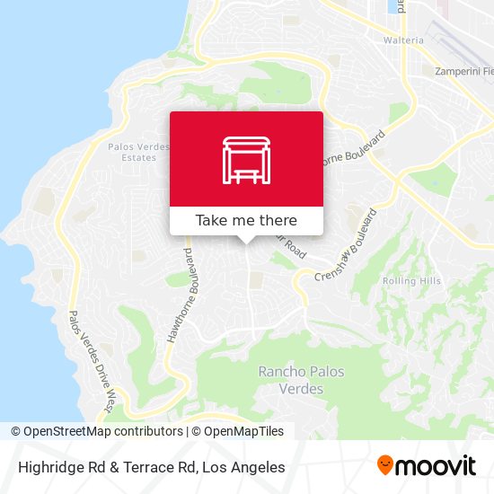 Mapa de Highridge Rd & Terrace Rd