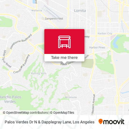 Palos Verdes Dr N & Dapplegray Lane map