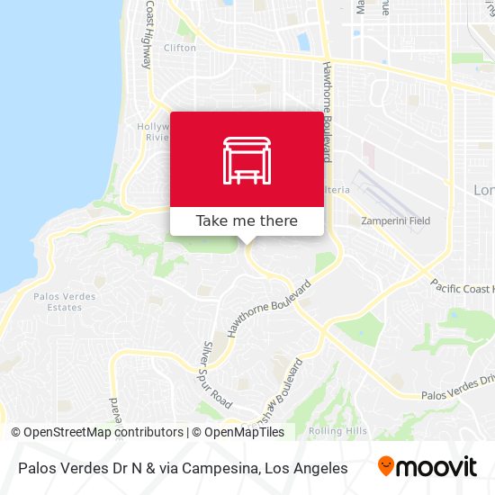 Palos Verdes Dr N & via Campesina map
