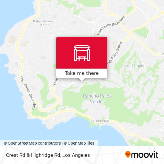 Mapa de Crest Rd & Highridge Rd