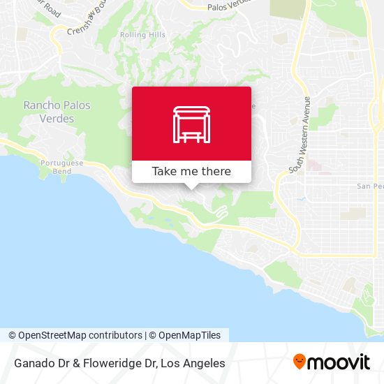 Ganado Dr & Floweridge Dr map