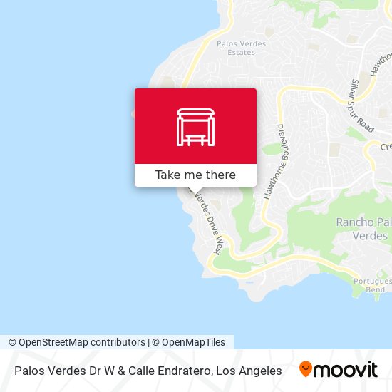 Palos Verdes Dr W & Calle Endratero map