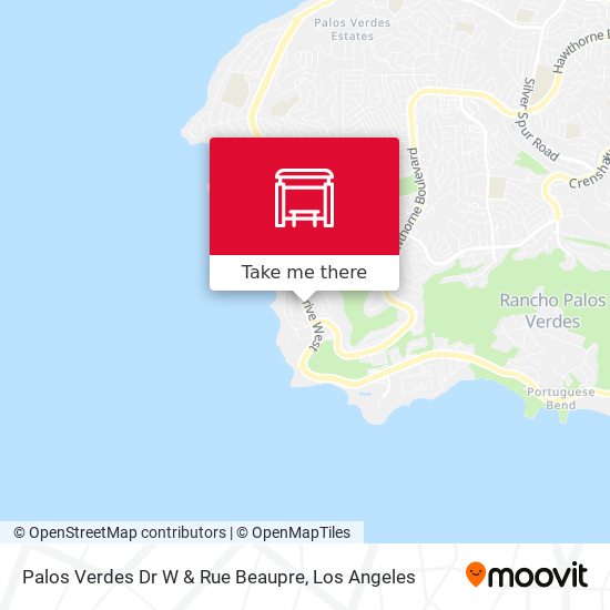Palos Verdes Dr W & Rue Beaupre map