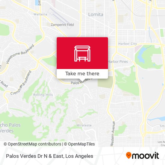 Palos Verdes Dr N & East map