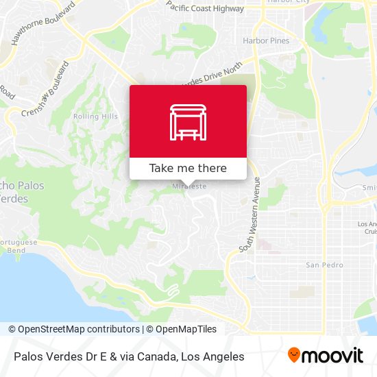 Palos Verdes Dr E & via Canada map