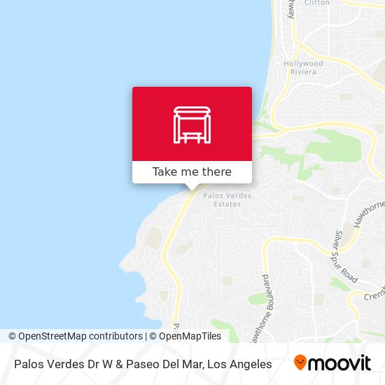 Mapa de Palos Verdes Dr W & Paseo Del Mar