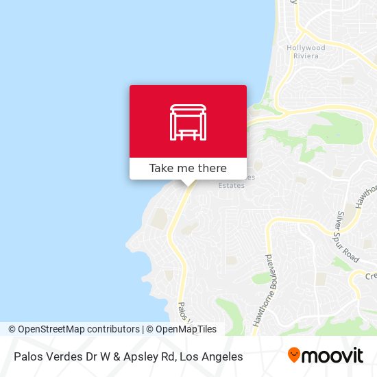 Palos Verdes Dr W & Apsley Rd map