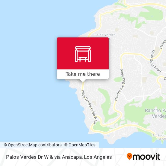 Mapa de Palos Verdes Dr W & via Anacapa