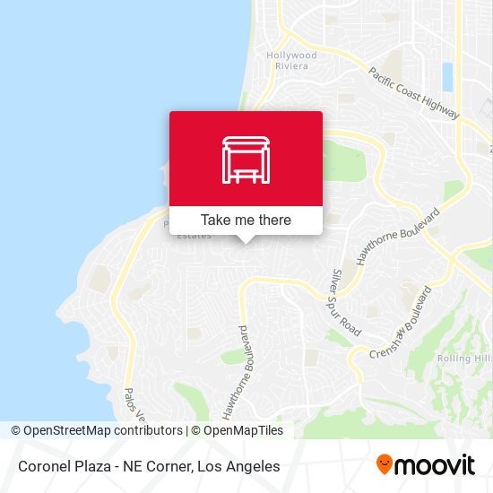 Coronel Plaza - NE Corner map