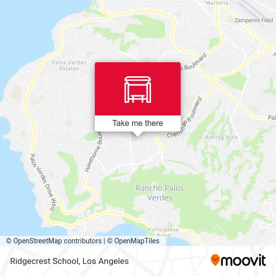 Ridgecrest School map