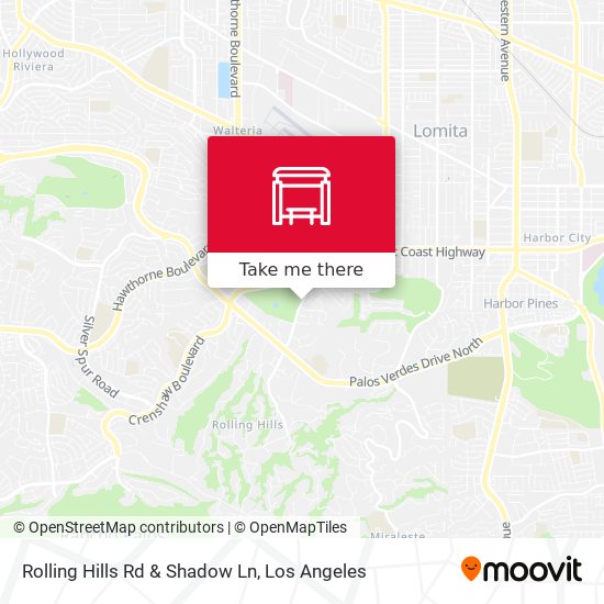 Rolling Hills Rd & Shadow Ln map
