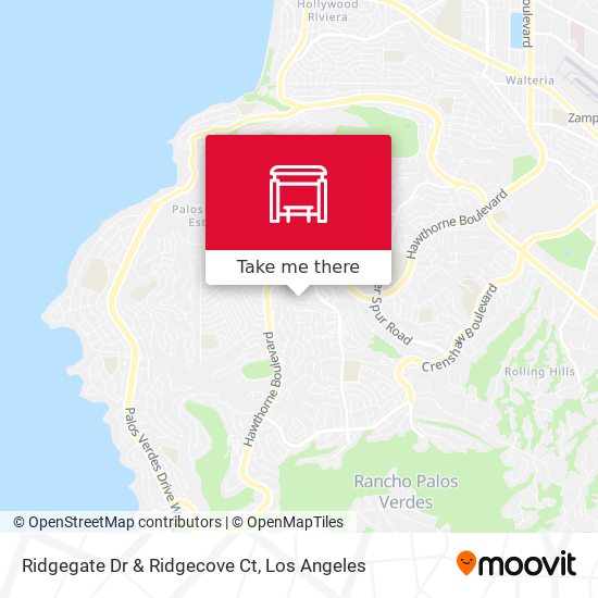 Ridgegate Dr & Ridgecove Ct map