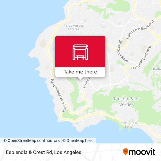 Mapa de Esplendia & Crest Rd