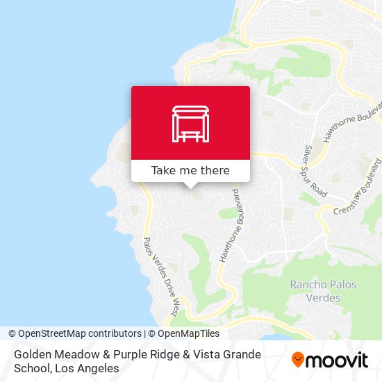 Golden Meadow & Purple Ridge & Vista Grande School map