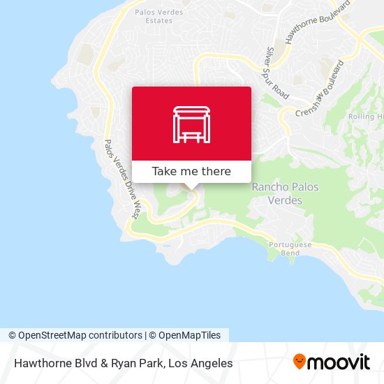 Mapa de Hawthorne Blvd & Ryan Park