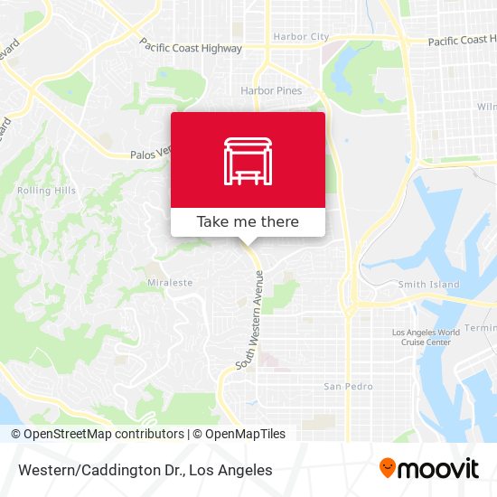 Western/Caddington Dr. map