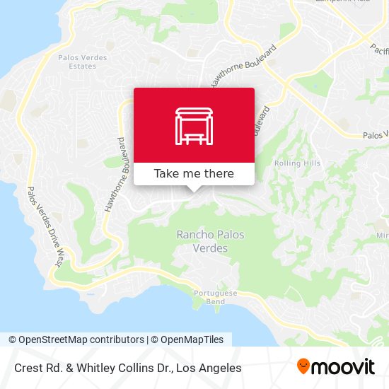 Mapa de Crest Rd. & Whitley Collins Dr.