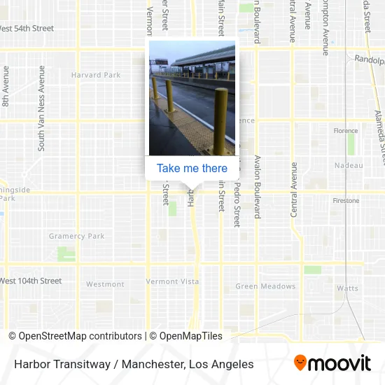 Harbor Transitway / Manchester map