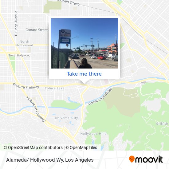 Mapa de Alameda/ Hollywood Wy