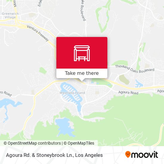 Agoura Rd. & Stoneybrook Ln. map
