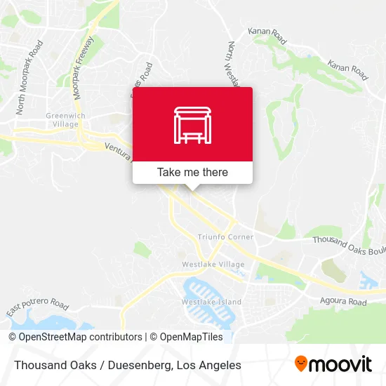 Thousand Oaks / Duesenberg map