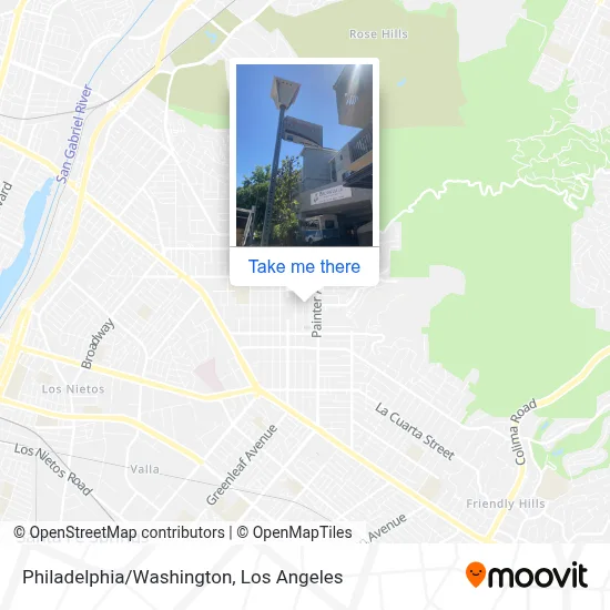 Philadelphia/Washington map