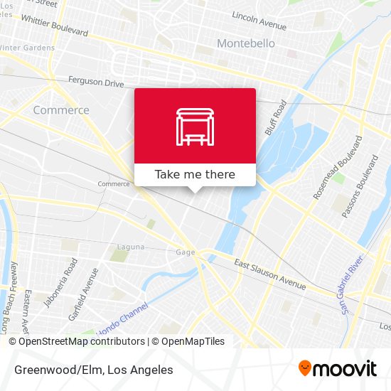 Greenwood/Elm map