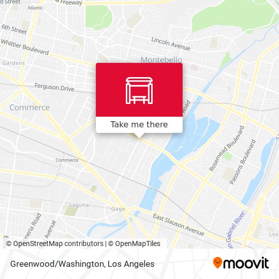 Mapa de Greenwood/Washington