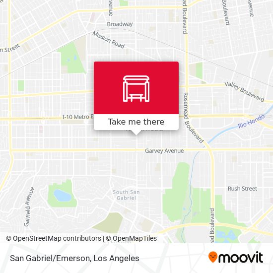Mapa de San Gabriel/Emerson