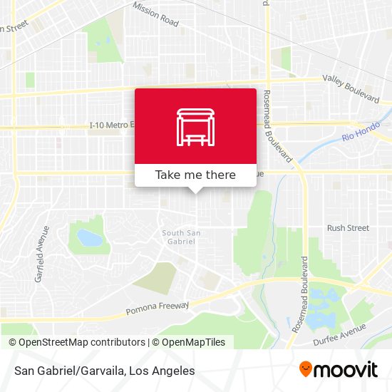 San Gabriel/Garvaila map