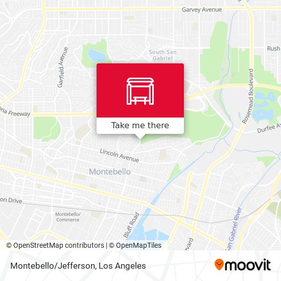 Montebello/Jefferson map