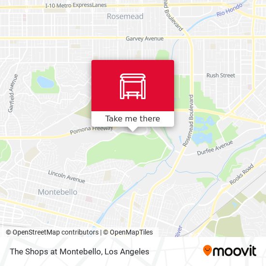 The Shops at Montebello map