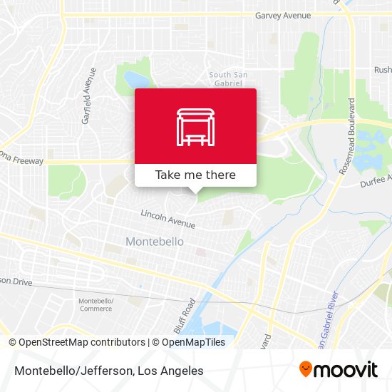 Mapa de Montebello/Jefferson