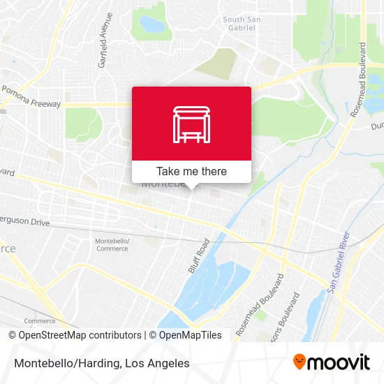 Montebello/Harding map