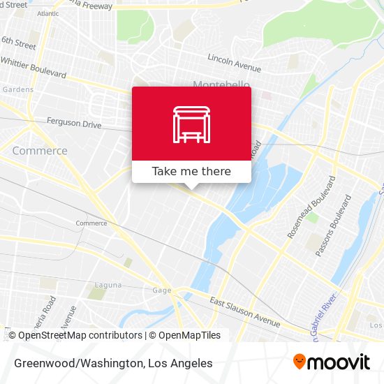 Greenwood/Washington map