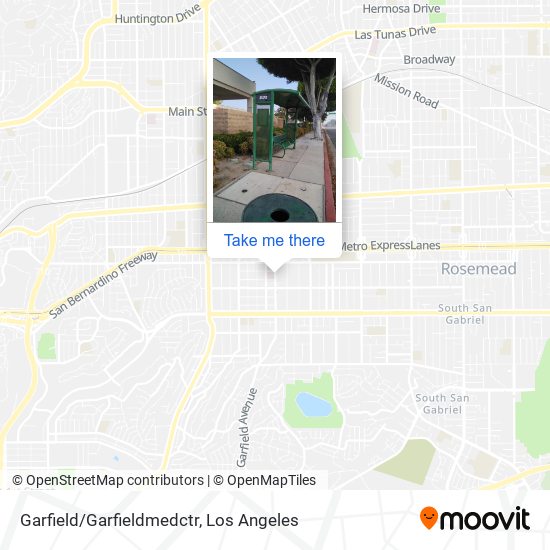 Garfield/Garfieldmedctr map