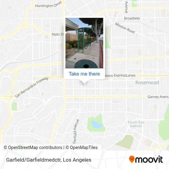 Garfield/Garfieldmedctr map