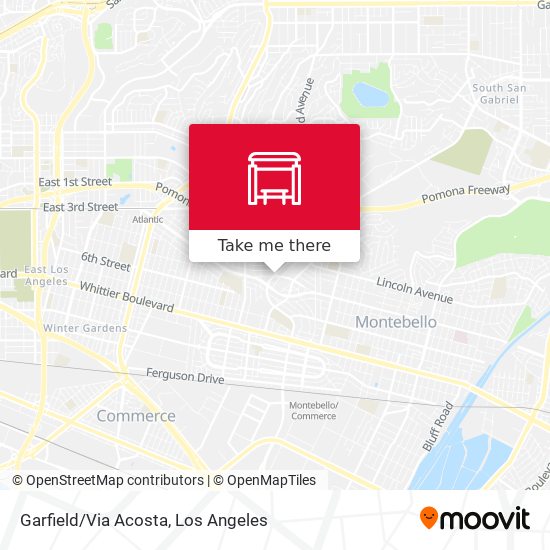 Mapa de Garfield/Via Acosta