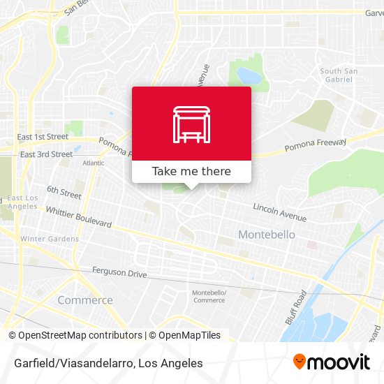 Garfield/Viasandelarro map